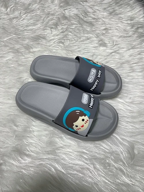 دمپایی اسپرت دخترانه و پسرانه زیتون مدل هپی