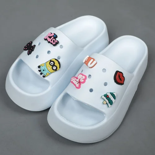 دمپایی دخترانه زیتون مدل پرنسس