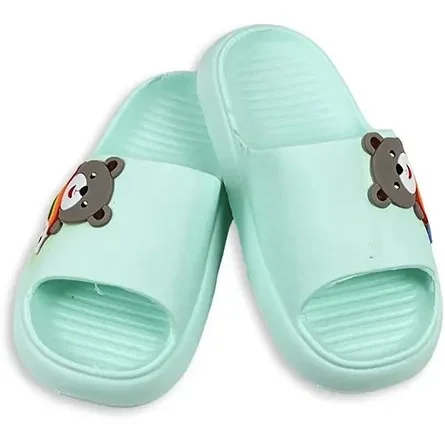 دمپایی پسرانه زیتون مدل رنگین کمان