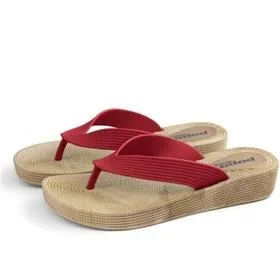 دمپایی زنانه انگشتی پاپا مدل ترمه الوان