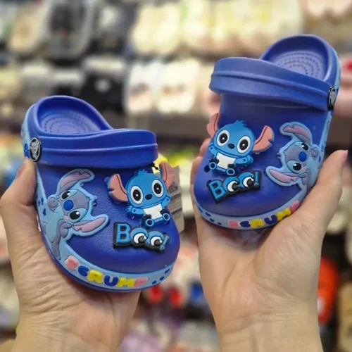 صندل بچه گانه کراکس زیتون مدل جونیور